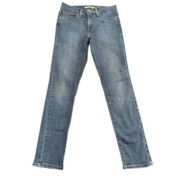 Levi’s Women’s 311 Shaping Skinny Jeans Blue Denim W27 L28 Mid Rise Stretch - Picture 1 of 11